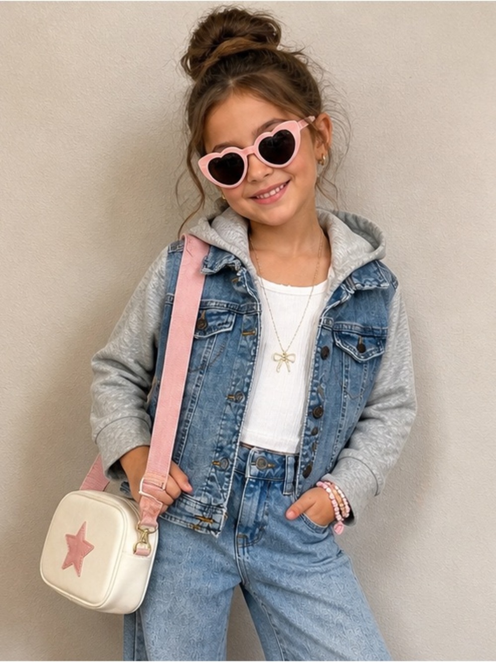 Tucker + Tate Jean Hooded Sweatshirt Jacket (7/8) - Picture 2 of 5